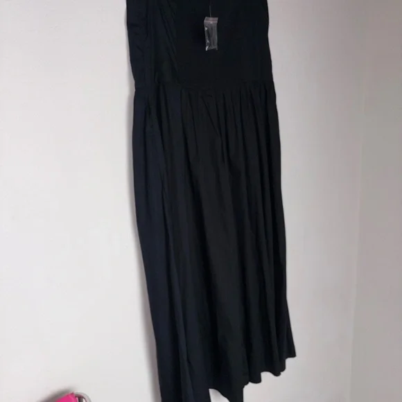 black dress pants sale Lyla Black Dressy Tailored Flared Trouser Pants | Modest pants main image 0